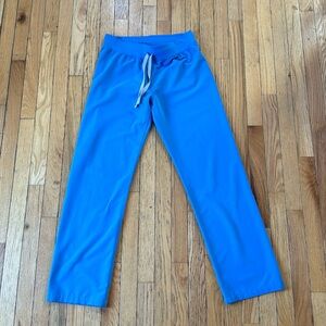 Figs Livingston Scrub Pants- Small Regular- Ceil Blue